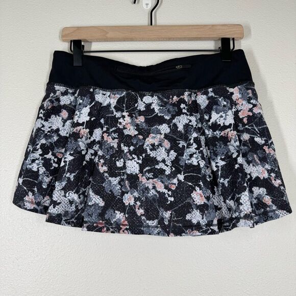 Lululemon Pace Rival Skirt Skort Pleated Spring Bloom Multi Color Women’s Size 6 - Picture 3 of 7